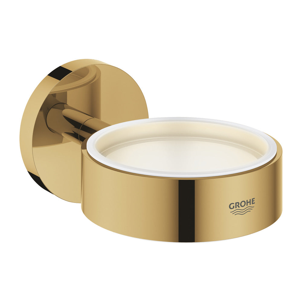 Grohe Essentials Support for Glass or Soap Dish in Cool Sunrise Glossy Gold
