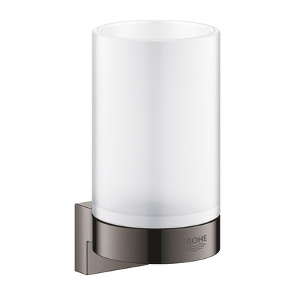 Grohe Selection Support for Glass or Soap Dispenser Anthracite Glossy Hard Graphite