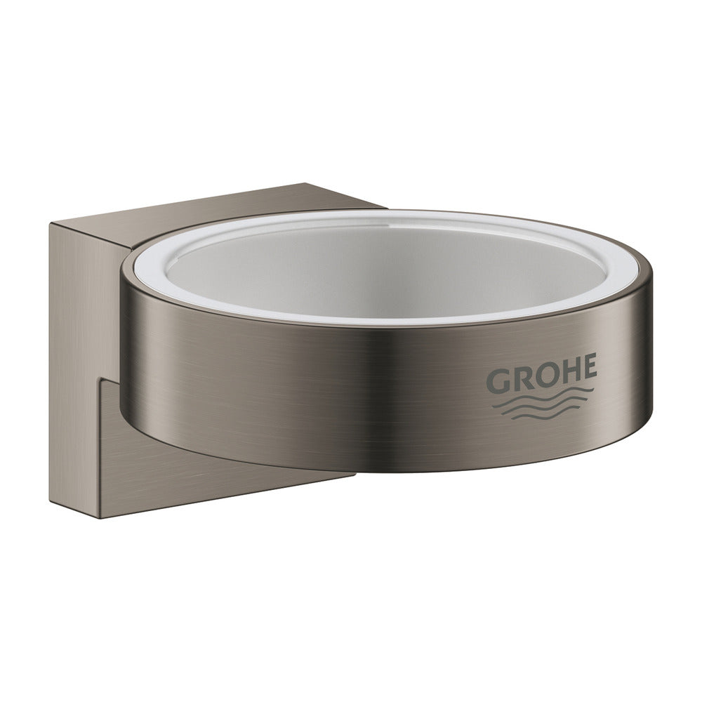 Стойка Grohe Selection за чаша или дозатор за сапун антрацит перлен Hard Graphite
