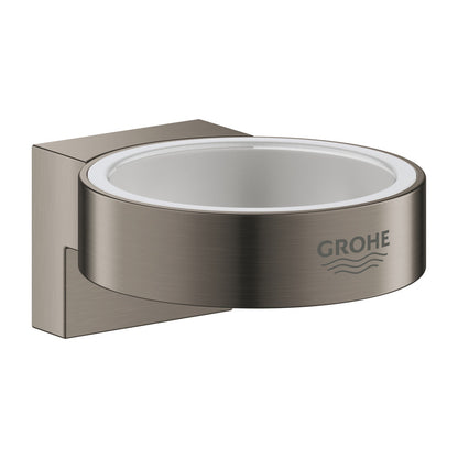 Стойка Grohe Selection за чаша или дозатор за сапун антрацит перлен Hard Graphite