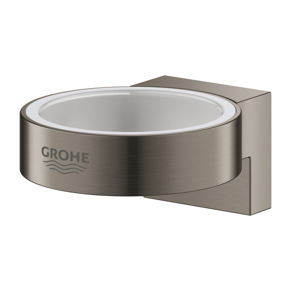 Стойка Grohe Selection за чаша или дозатор за сапун антрацит перлен Hard Graphite
