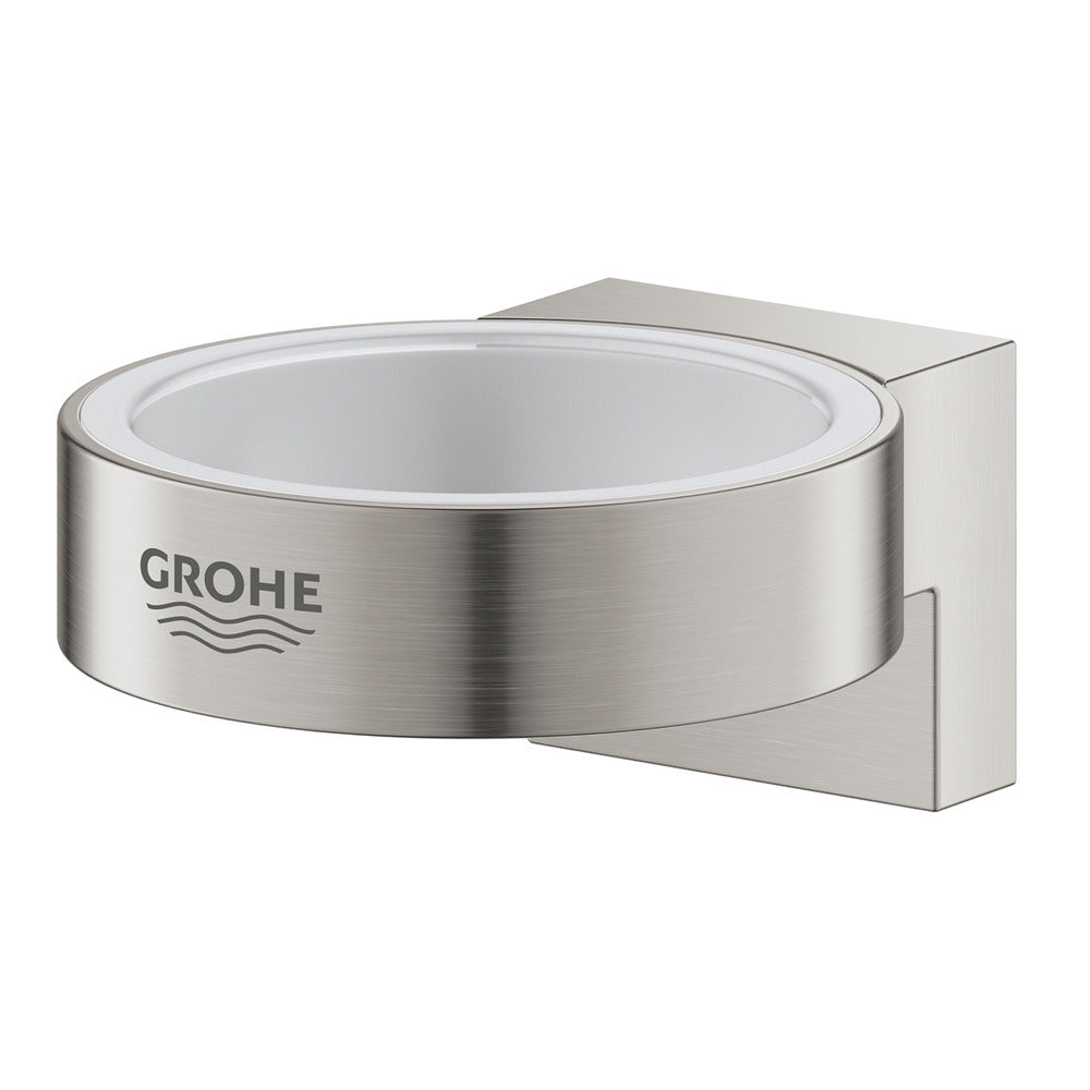 Grohe Selection Support for Glass or Soap Dispenser Brushed Chrome Supersteel