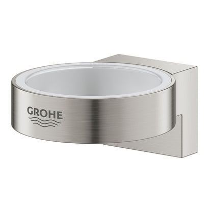 Grohe Selection Support for Glass or Soap Dispenser Brushed Chrome Supersteel