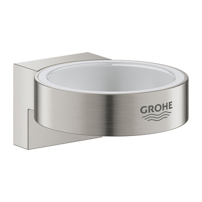 Grohe Selection Support for Glass or Soap Dispenser Brushed Chrome Supersteel