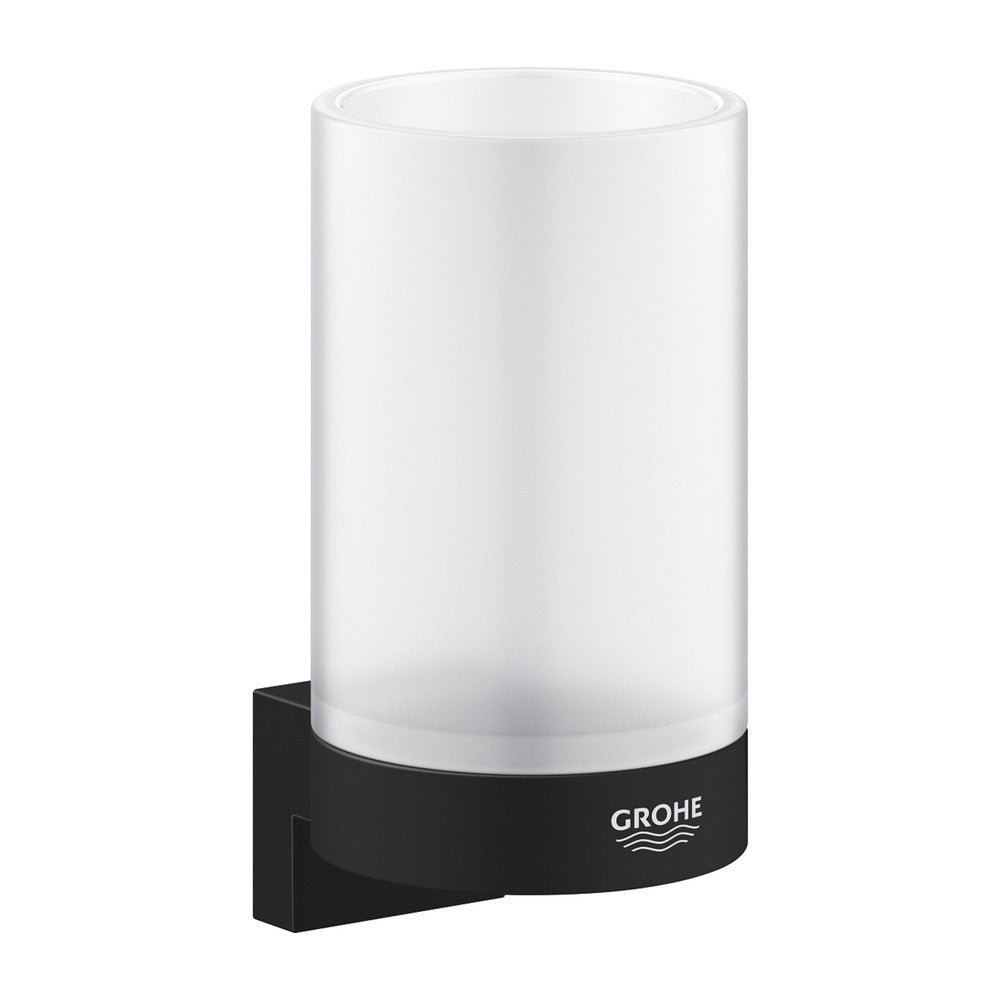 Grohe Selection Holder for Glass or Soap Dispenser Matte Black Phantom Black
