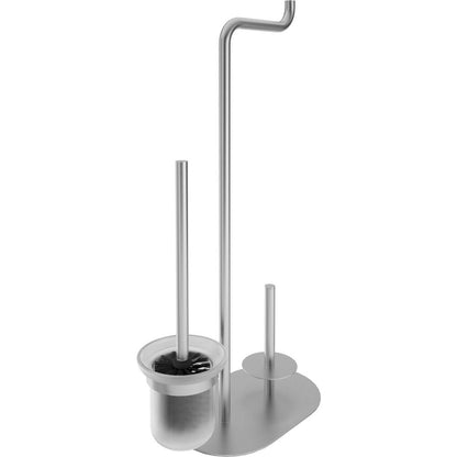 Deante Silia Brushed Chrome Toilet Paper Holder with 3 Functions