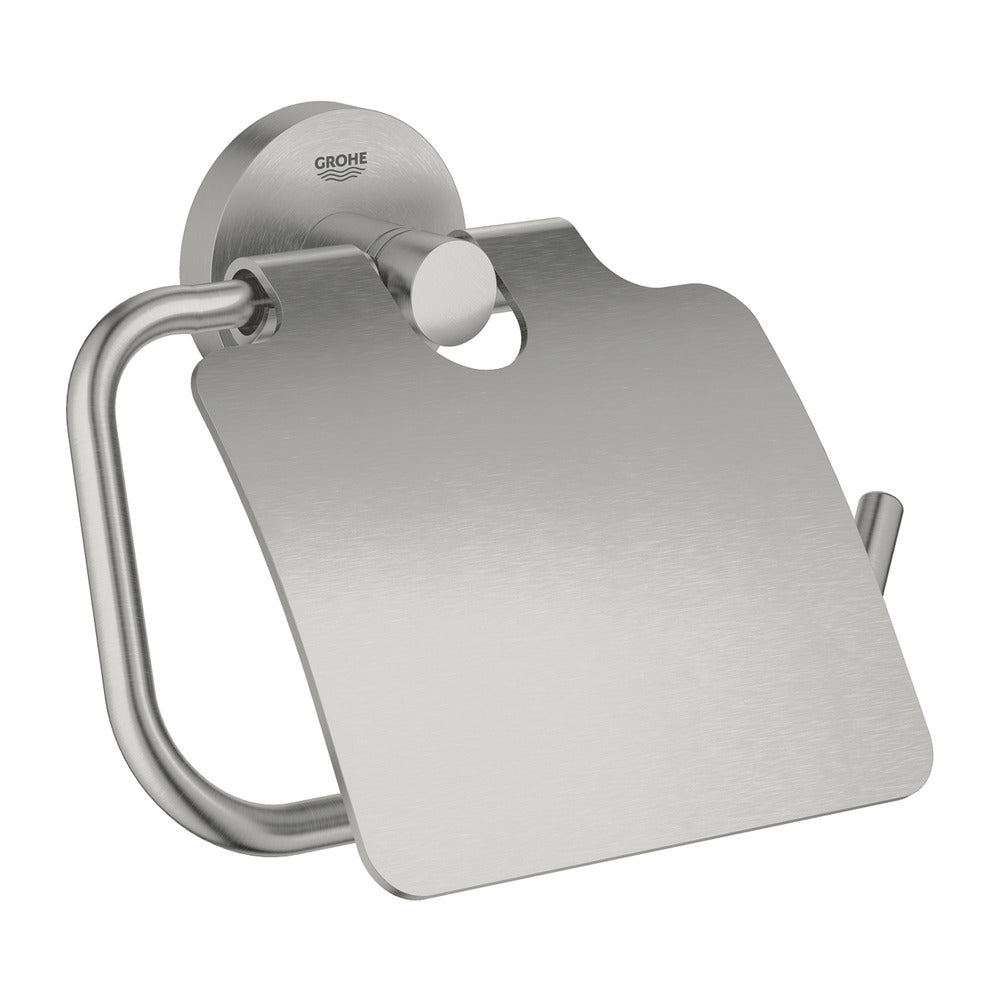 Диспенсер за тоалетна хартия с капак Grohe Essentials хромирана Supersteel