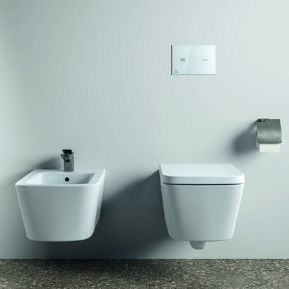 Держател за тоалетна хартия Ideal Standard Atelier Conca с магнитна сива защита