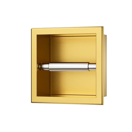 Диспенсер за тоалетна хартия Balneo Wall Box Paper 1 златен гланц