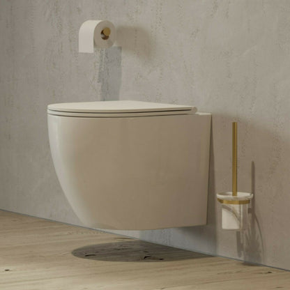 Omnires Modern Project Gold Brushed Toilet Paper Holder