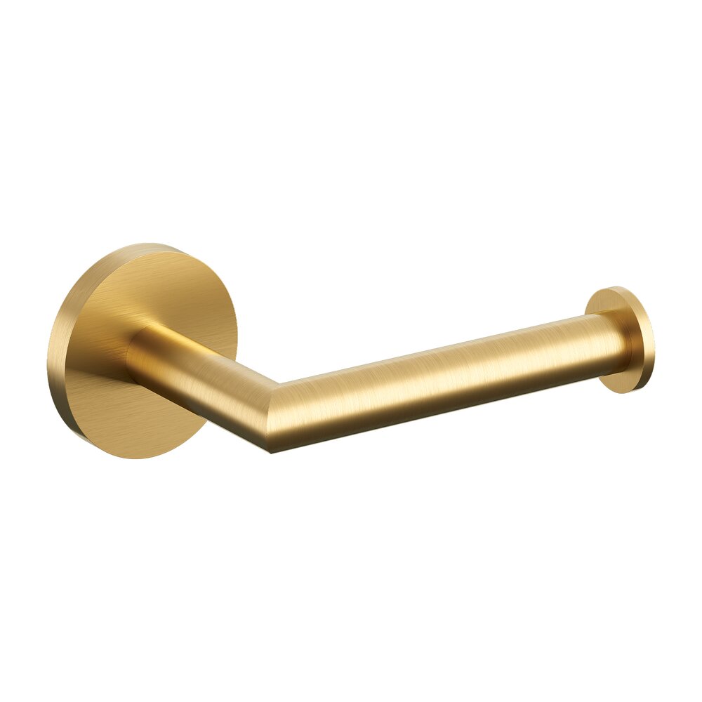 Omnires Modern Project Gold Brushed Toilet Paper Holder