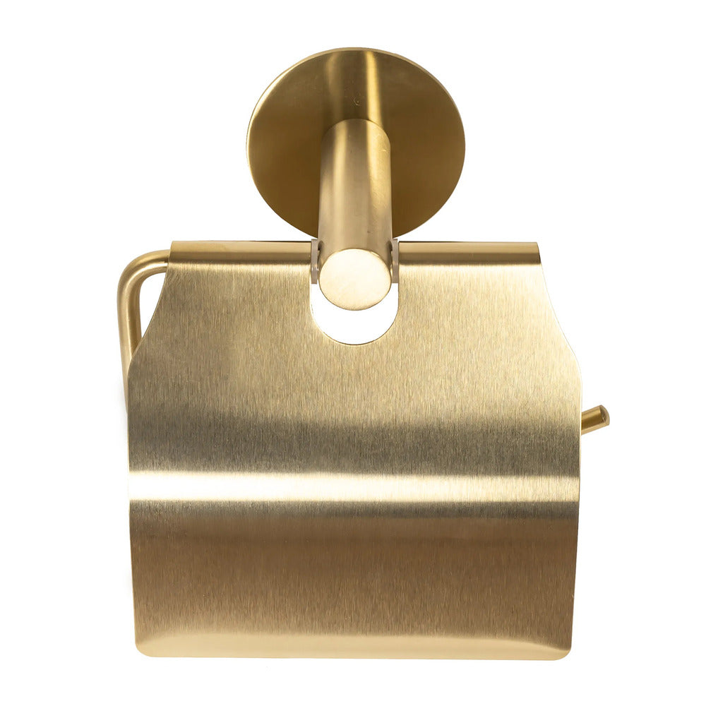 Rea 322219B Toilet Paper Holder with Brushed Gold Finish