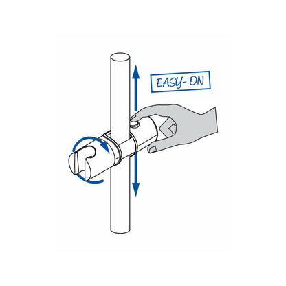Сupport за душ с ръкохватка за плъзгаща се пръчка Deante Easy Fix черен