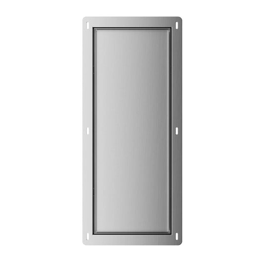 Държач за тоалетна четка Balneo Wall Box S Tiles от неръждаема стомана, ляво отваряне