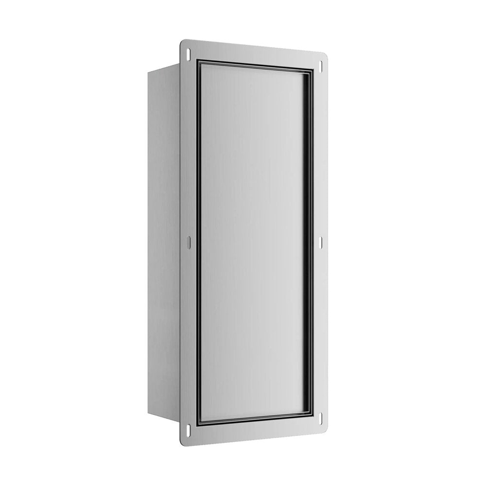 Държач за тоалетна четка Balneo Wall Box S Tiles от неръждаема стомана, ляво отваряне