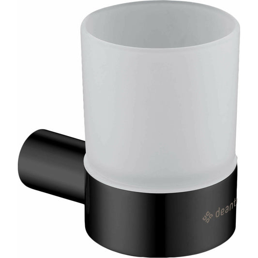 Toothbrush holder Deante Round black