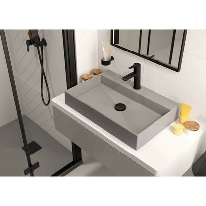 Toothbrush holder Deante Round black
