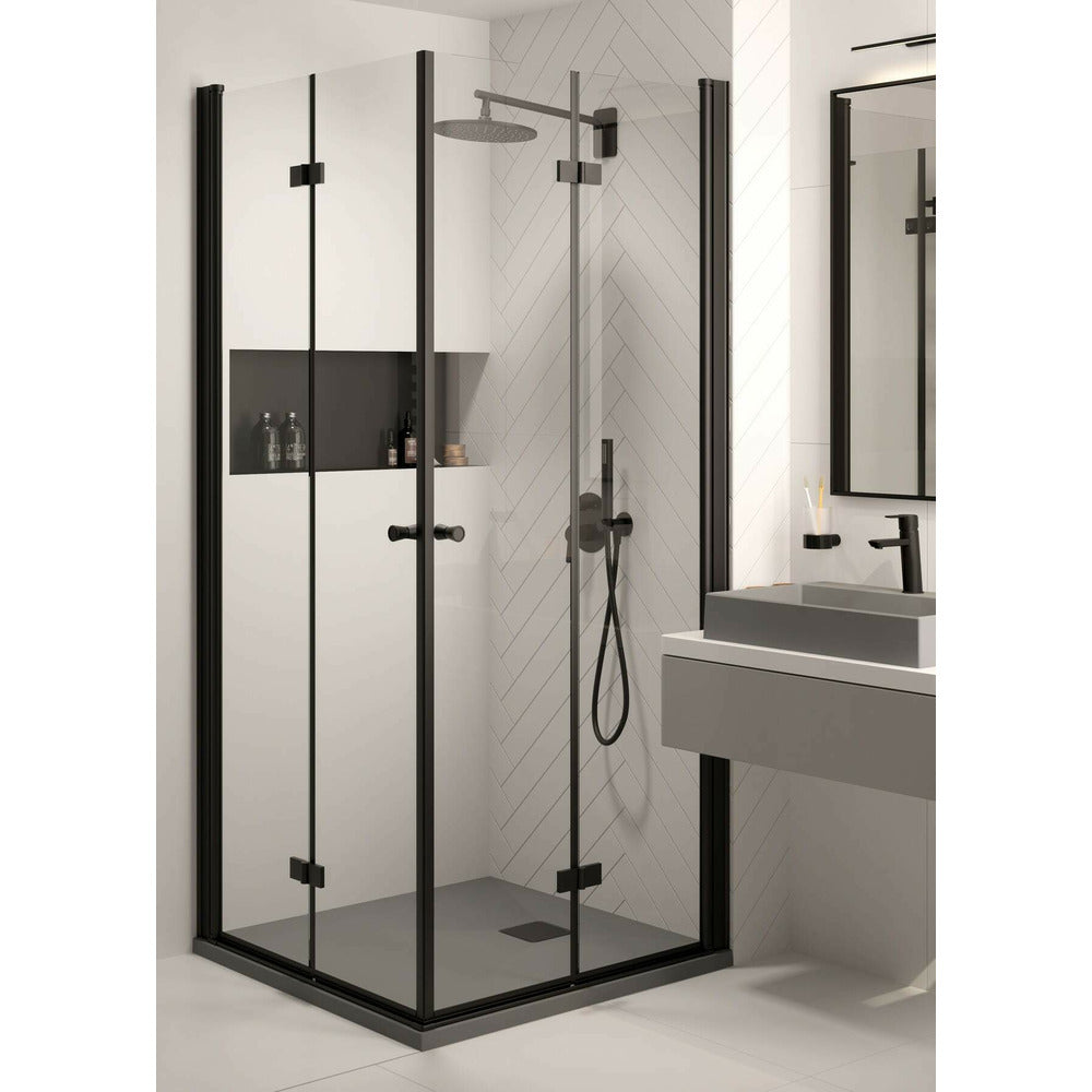 Toothbrush holder Deante Round black