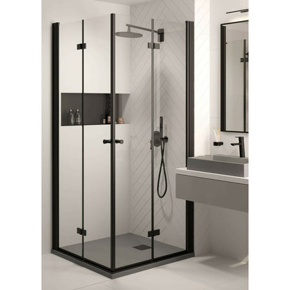Toothbrush holder Deante Round black