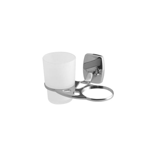 Bisk Oregon Double Toothbrush Holder Satin