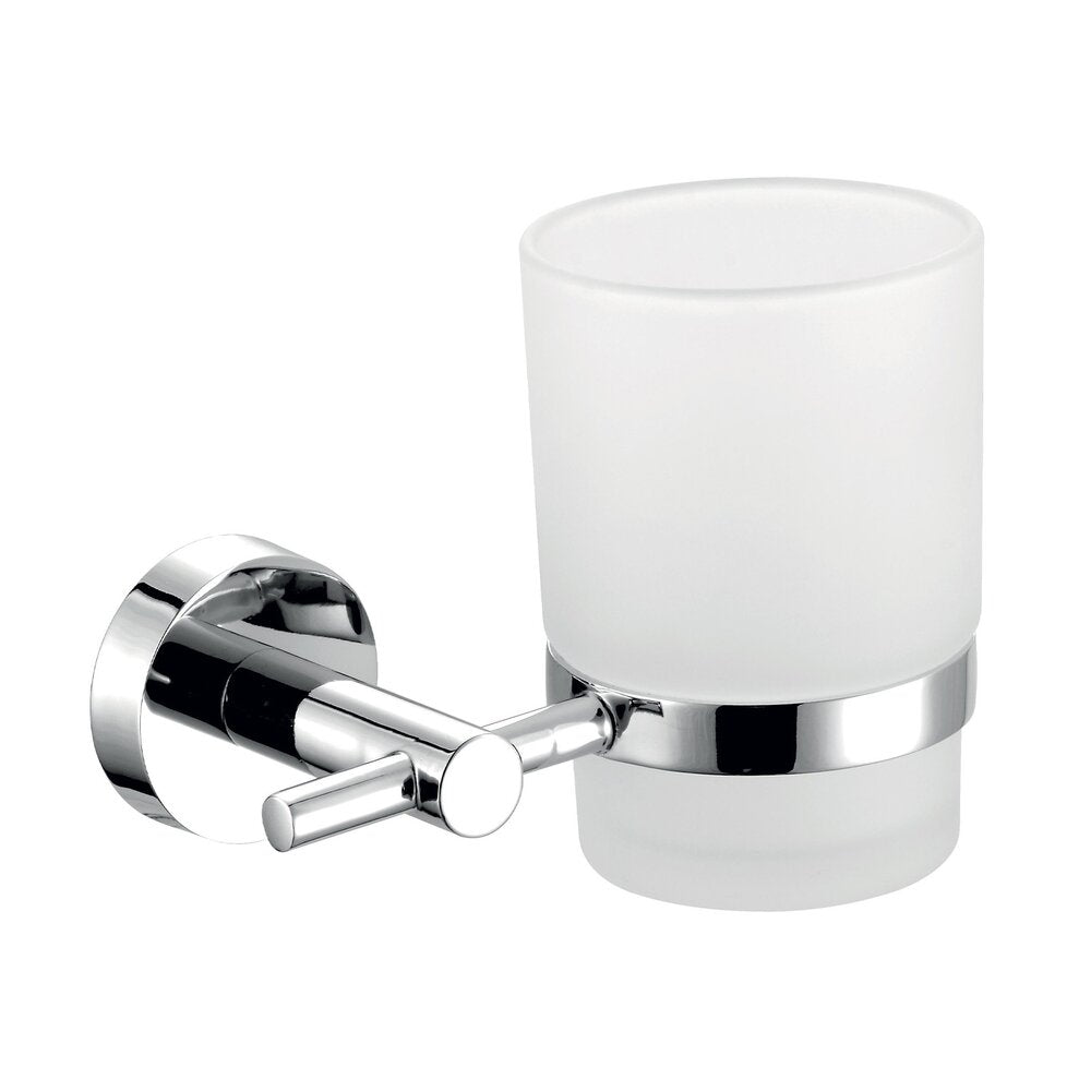 Ferro Mephisto White - Chrome Toothbrush Holder