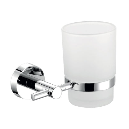 Ferro Mephisto White - Chrome Toothbrush Holder