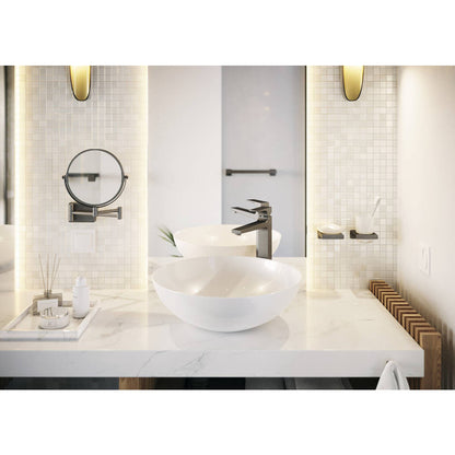 Hansgrohe AddStoris Toothbrush Holder in Black - Brushed Chrome
