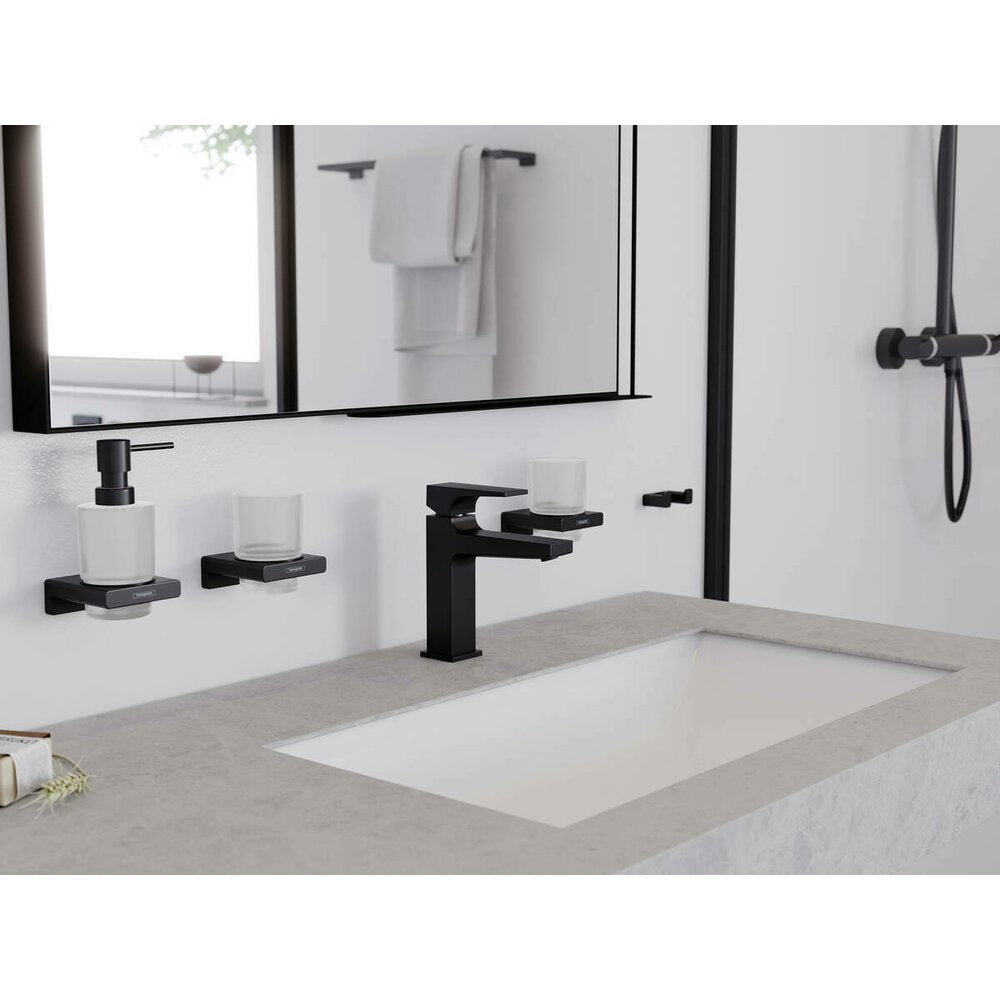 Hansgrohe AddStoris Matte Black Toothbrush Holder