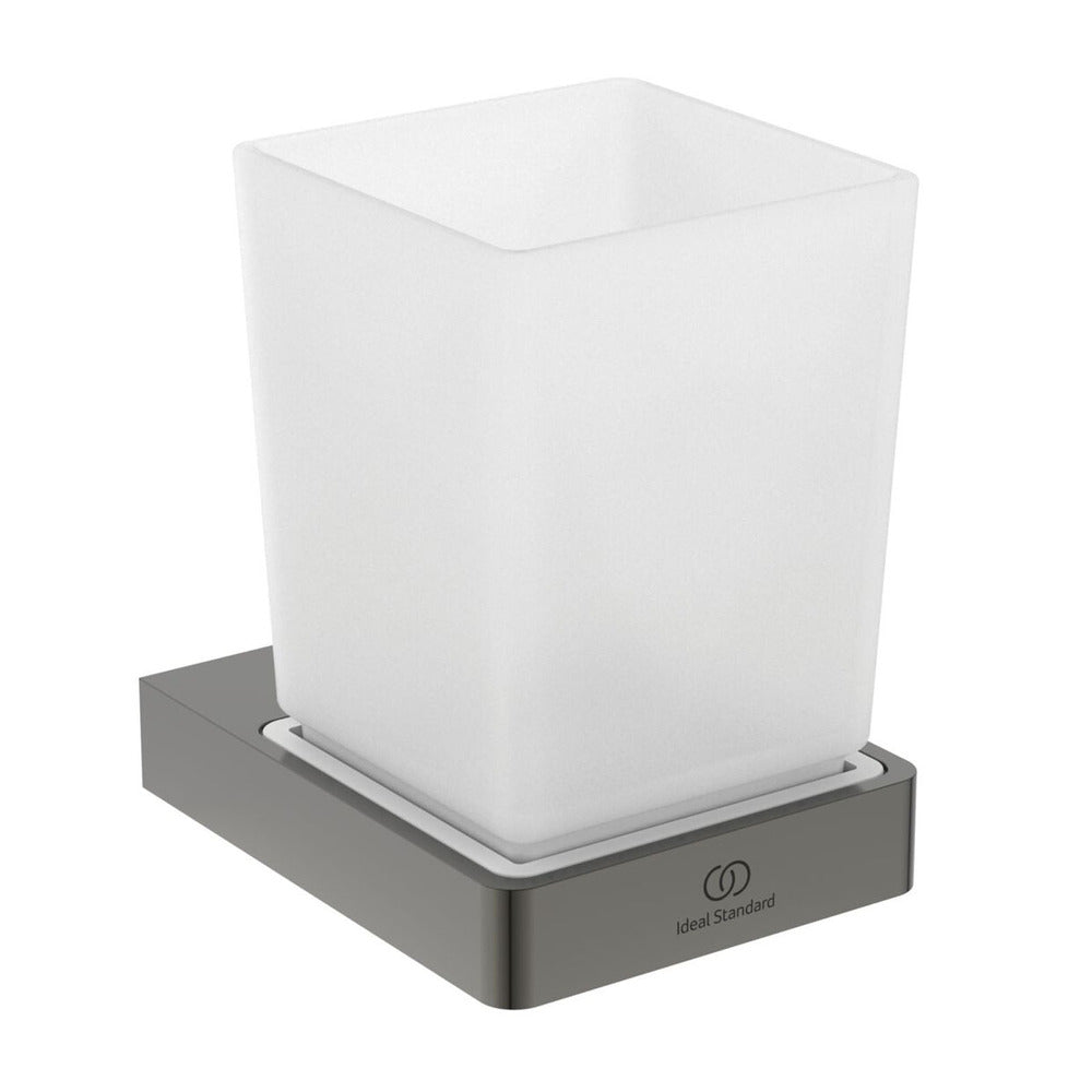 Държач за четки за зъби Ideal Standard Atelier Conca квадратен сив Magnetic Grey