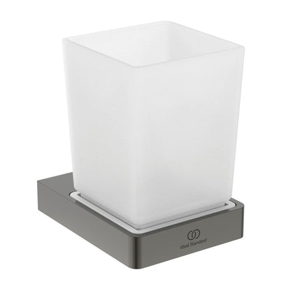 Държач за четки за зъби Ideal Standard Atelier Conca квадратен сив Magnetic Grey
