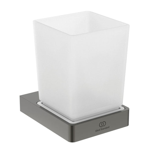 Toothbrush holder Ideal Standard Atelier Conca square Magnetic Grey