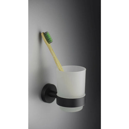 Deante Jasmin Black Toothbrush Holder