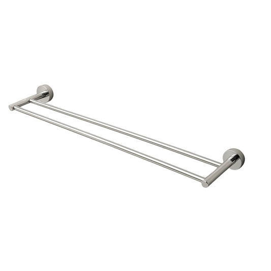 Двойна стойка за хавлии Balneo Qube хром гланц 60 cm