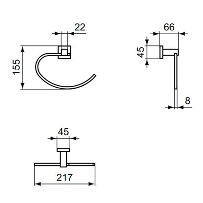 Държач за хавлии Ideal Standard IOM