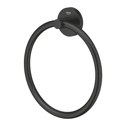 Черен матов халтурник за кърпи Grohe Essentials