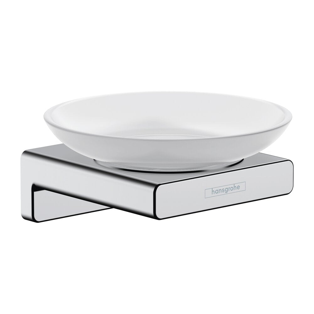 Hansgrohe AddStoris Chrome Soap Dispenser with Holder