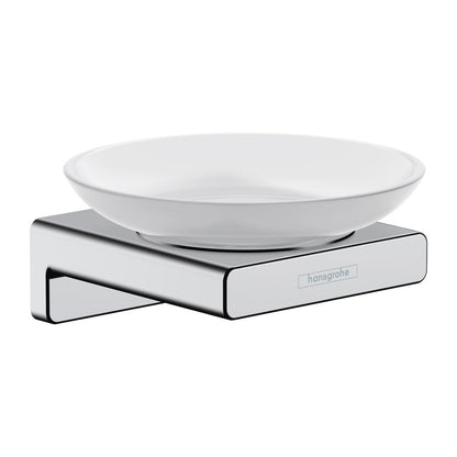 Hansgrohe AddStoris Chrome Soap Dispenser with Holder