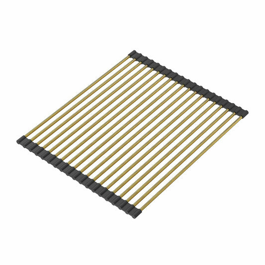 Държач за съдове Quadron Unique Rollmata златно - черно 43x32 см