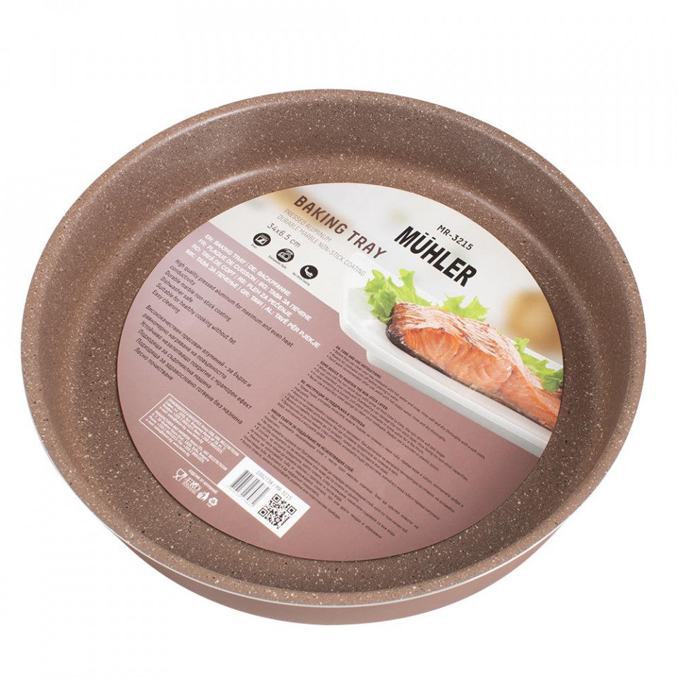 Тава за печене Muhler Kikka MR-3215 34x6,5cm 1002738