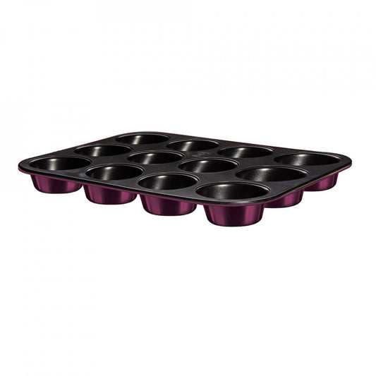 Тава за печене на 12 мъфина Purple Eclipse Collection BerlingerHaus BH 6800