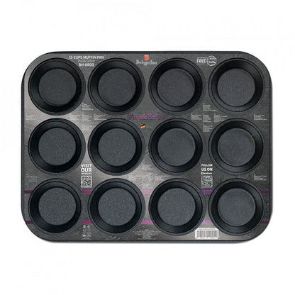 Тава за печене на 12 мъфина Purple Eclipse Collection BerlingerHaus BH 6800