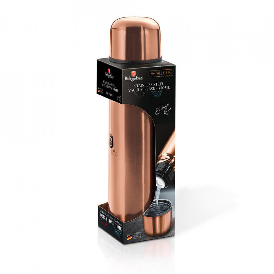 Термос Rose Gold Metallic Line BerlingerHaus BH 7603