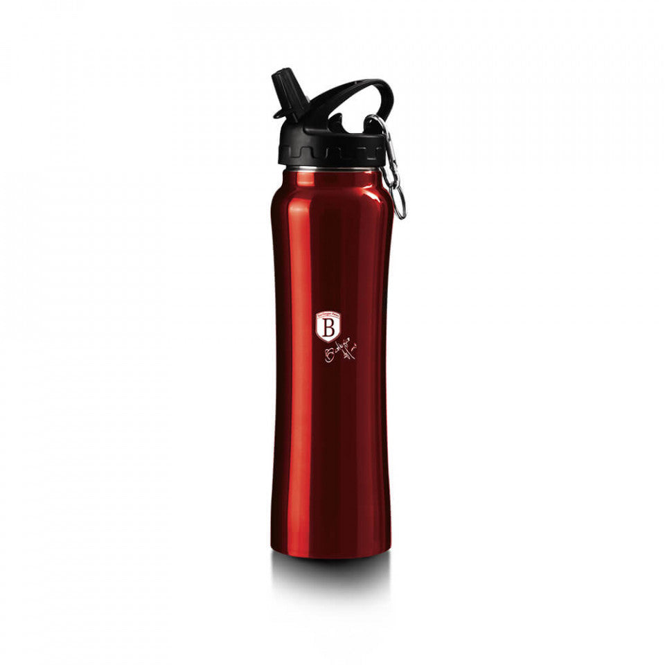 Термос спорт Burgundy Metallic Line BerlingerHaus BH 7491