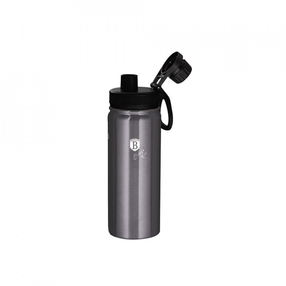 Термос спорт Metallic Line Carbon Pro Edition BerlingerHaus BH 7763