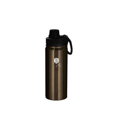 Термос спорт Metallic Line Shiny Black Edition BerlingerHaus BH 7760