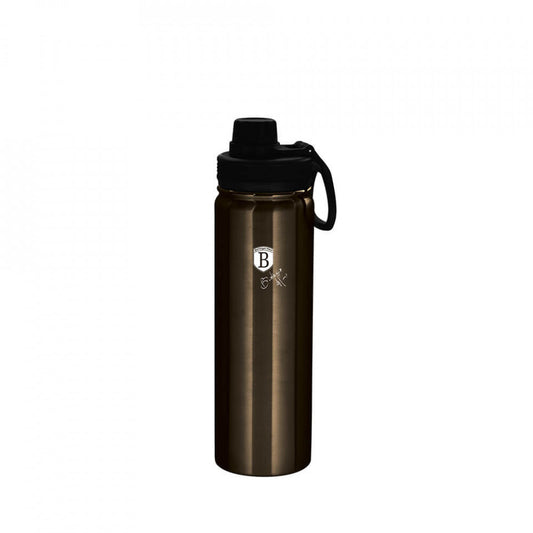 Термос спорт Metallic Line Shiny Black Edition BerlingerHaus BH 7770