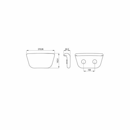 Deante A_QA Black Bath Headrest