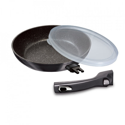 Тиган 24 см с отделяща се дръжка Metallic Line Carbon Pro Edition Berlinger Haus BH 6912