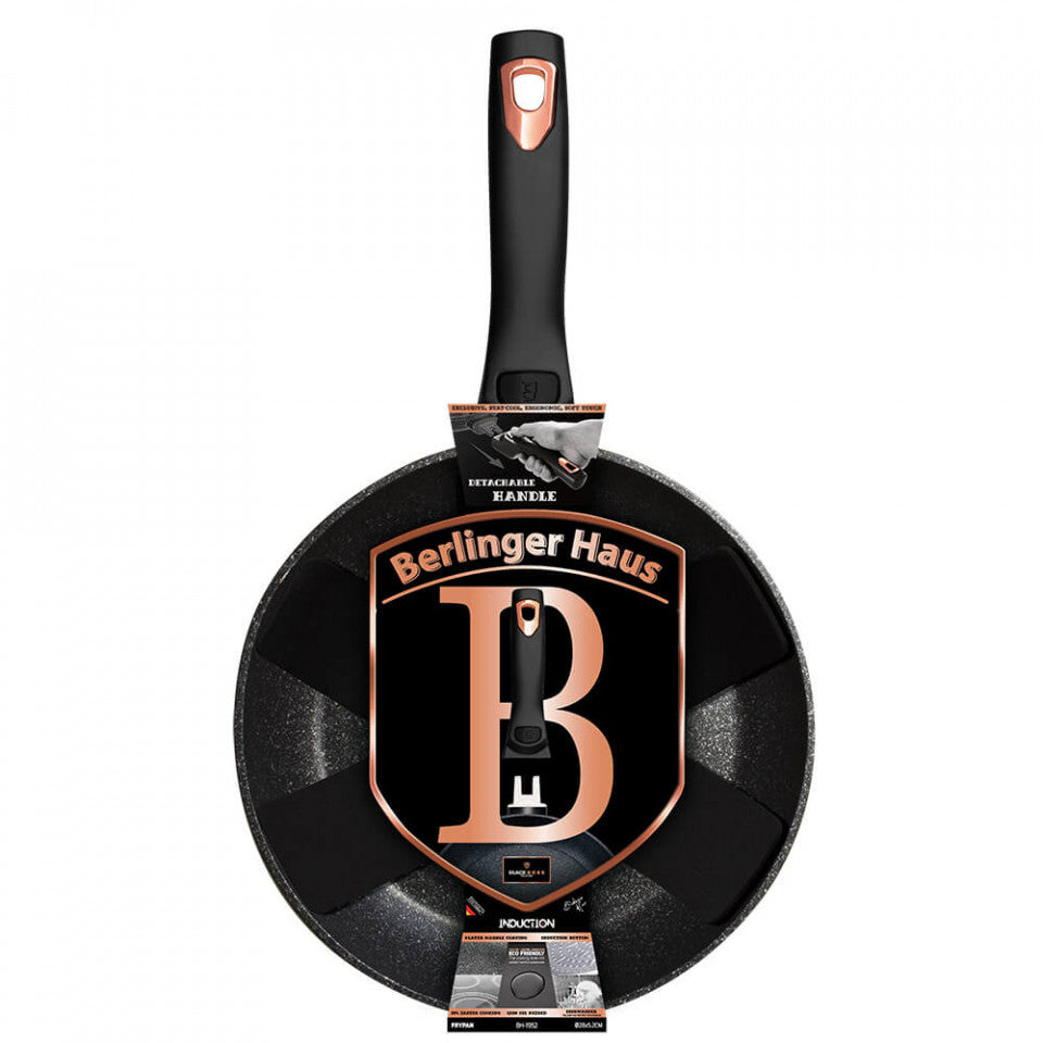 Тиган 28 см с отделяща се дръжка Black Rose Collection Berlinger Haus BH 1952