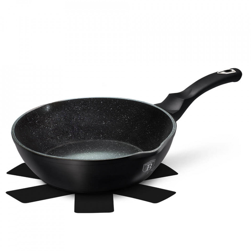 Дълбок тиган Black Silver Collection BerlingerHaus BH 6185